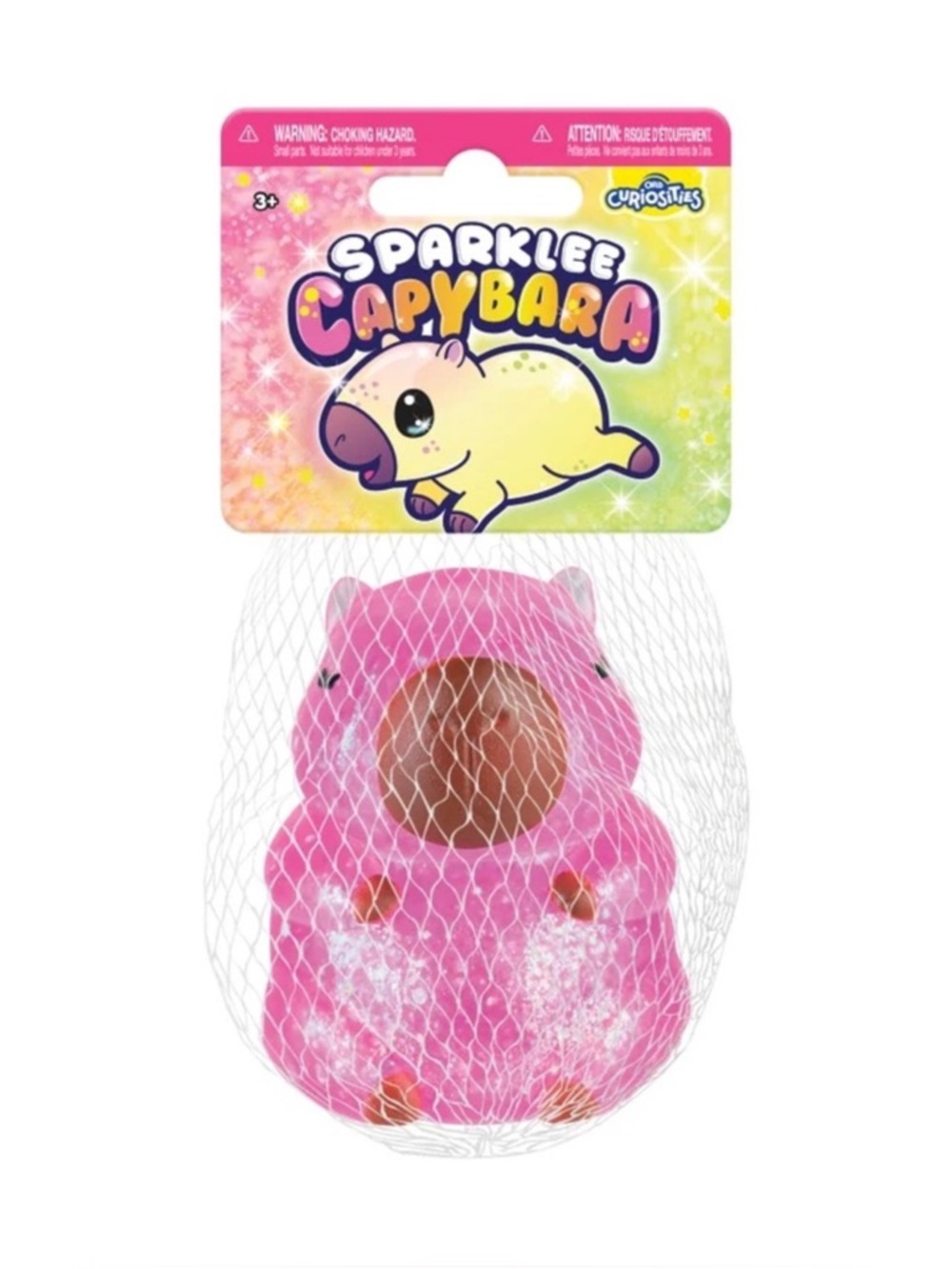 CAPYBARA PINK SPARKLE SQUISHY